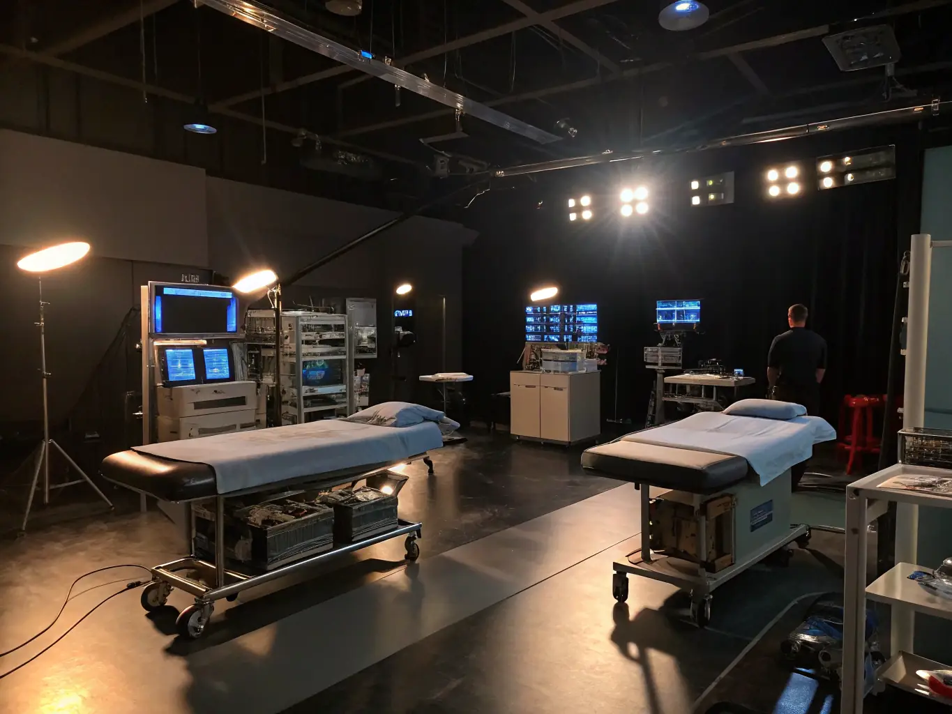 A modern oncology center with advanced radiation therapy equipment, showcasing the integration of technology and patient care.